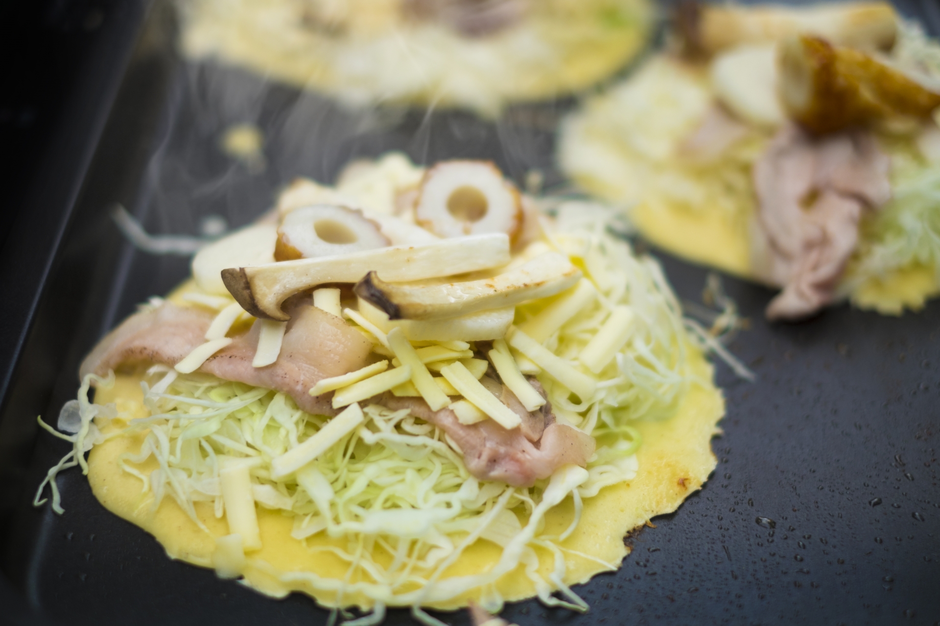 教えてもらう前と後 わんぱく焼きピーのレシピ 冷凍餃子でひと口お好み焼き Exitご飯 5月26日 きなこのレビューブログ